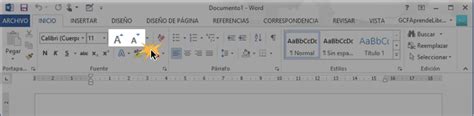 Word 2013 Cambiar Fuente Y Tamaño De La Letra