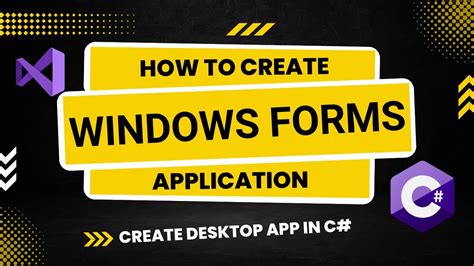 How To Create Desktop Application Using Winforms हिंदी C Windows
