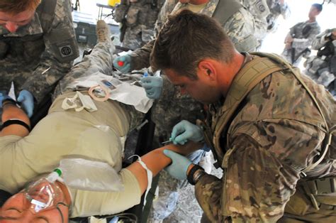 1st Bct Medics Conduct Mass Casualty Training Article The United