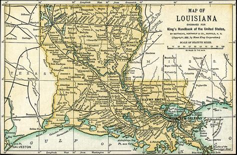 Louisiana Antique Map 1891 Photograph By Phil Cardamone Fine Art America
