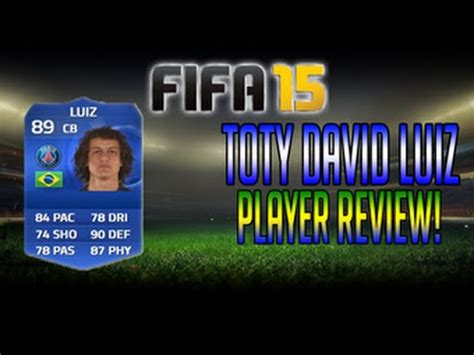 Como vaya a 100 a por el que tiene el balón y haga un pequeño amago, adios david luiz. FIFA 15 UT - TOTY David Luiz Player Review & Gameplay ...
