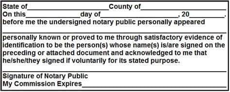 Remotely commission your ircc application for authorization and statutory declaration for the purposes of entry into canada for extended family members. Acknowledgement / In An Individual Capacity Stamp | Notary ...
