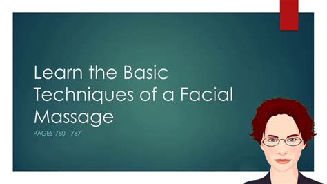 Learn The Basic Techniques Of A Facial Massage Youtube