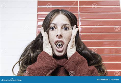 Crazy Woman Paranoid Stock Photo Image Of Halloween 80831998
