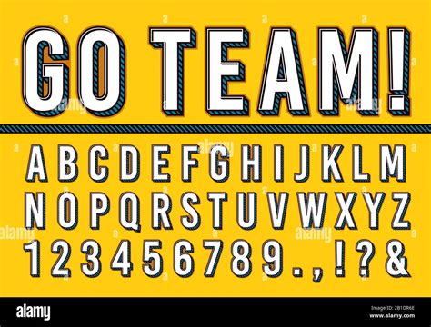 Sport Letters Font College Sports Team Typography Lettering Sporting