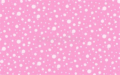 Polka Dots Seamless Pattern On Pink Background Illustration Design