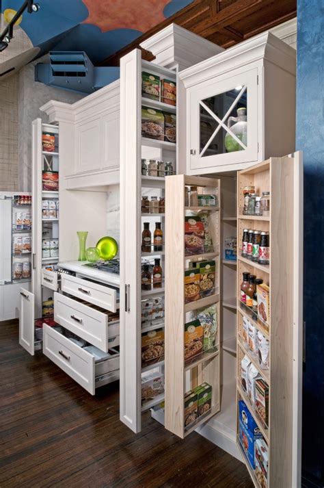 Cabinet pantries can house toasters, coffee makers and mixers too, but it's usually at the expense of valuable storage space. Kitchen Cabinet Pulls with Low-voltage Lighting Larder ...