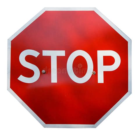 Real Stop Sign Stock Image Image Of Sign Transportation 25067737