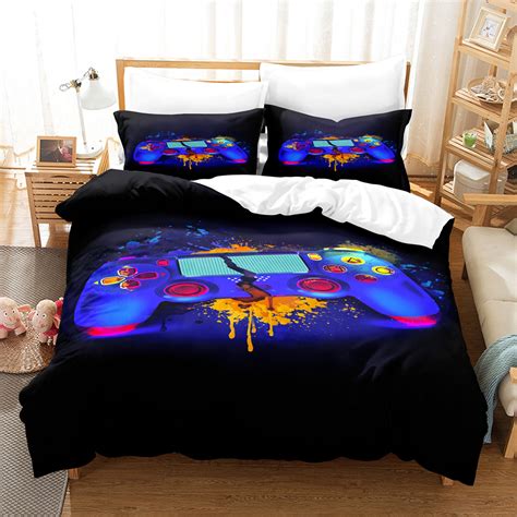 Game Comforter Sets Bed In A Bag For Boys Teen Kidsgaming Bedding Sets