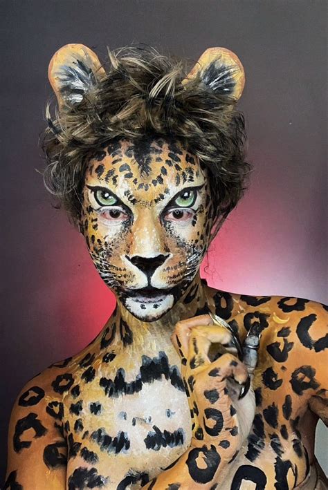 Leopard Facepainting Art Mua Realistic Original Fantasymakeup