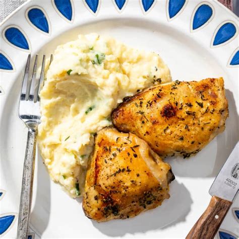 Slow Cooker Chicken With Mashed Potatoes America S Test Kitchen Recipe