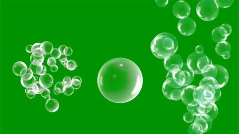 6 Awesome Bubbles Green Screen Effects Footage Hd Video Youtube