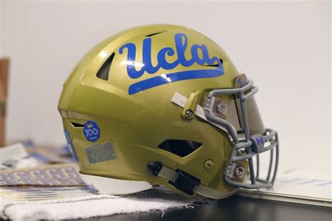 Protect our players just sent a box of football helmets from ucla and we're showing you the unboxing. UCLA Football will mark its centennial year with this # ...
