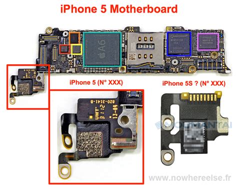 Schematic diagram and arrangement of elements of the phone apple iphone x (10) intel edition schematic diagram. New iPhone 5S Component Leaked? Photos - iClarified