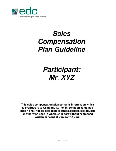 Sales Compensation Plan 14 Examples Format Pdf Useful Tips