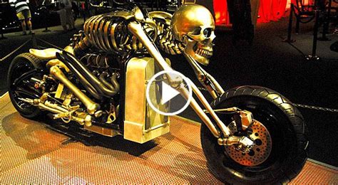 One Of A Kind Motorcycle Masterpiece Irondeath Skeleton Bike