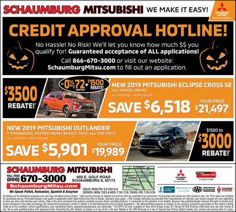 Friday October 4 2019 Ad Schaumburg Mitsubishi Daily Herald Paddock