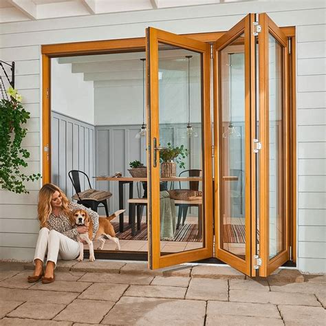 Curated By Jeld Wen External Golden Oak Pre Finished Kinsley Glazed Unglazed Patio Door Leader
