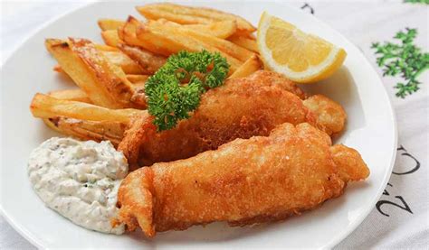 Catfish Dinner With Homemade Chips And Tartar Sauce Recipe In Fisherman