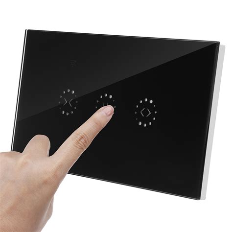 4.5 out of 5 stars with 2 ratings. 2200W WiFi Smart Wall Touch Light Switch Glass Panel Wireless Remote Control by Mobile APP For ...