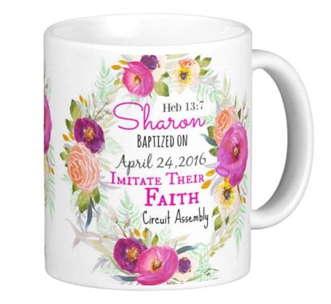 Jw Baptism Personalized Coffee Mug Jw Baptism T Jw