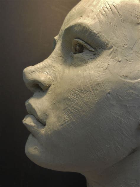 Facesculpted With Chopstick Sculpture Art Clay Sculpture