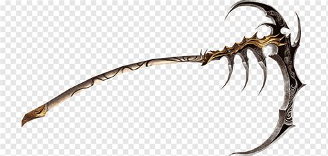 War Scythe Weapon Sword Weapon Shield Claw Fictional Character Png