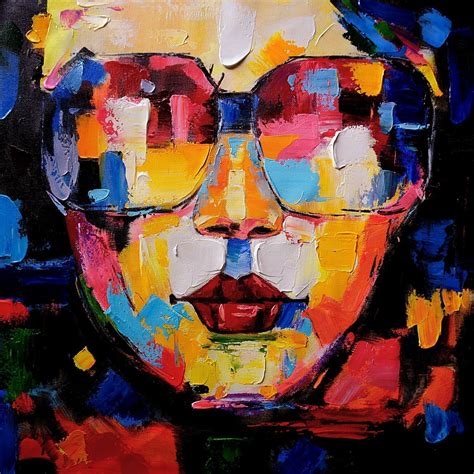 Modern Painting Wall Art Women Face Abstract Painting Handmade Oil