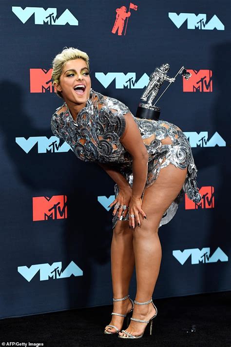 Bebe Rexha Shimmers In Very Racy Dress At Mtv Vmas After Shes Told She