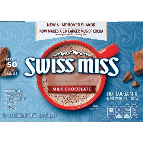Swiss Miss Milk Chocolate Flavor Hot Cocoa Mix 138 Oz Instacart