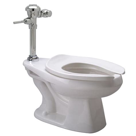 Zurn White Watersense Elongated Standard Height 1 Piece Toilet 10 In