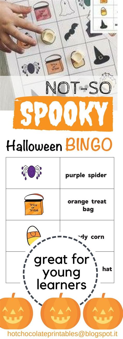 This Non Spooky Halloween Bingo Game Is Perfect For Younger