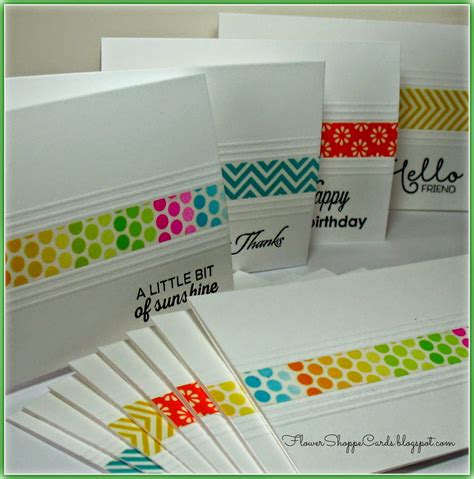 (you're welcome!) i just love sending out photo cards each year to our they're cute, they're simple and sending cards is a fun way to keep in touch with loved ones. Flower Shoppe Cards: Washi Tape Note Card Set