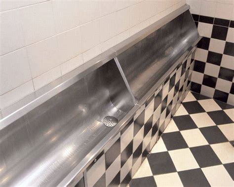V301 Wall Mounted Trough Urinal Stainless Steel Urinals Anderson