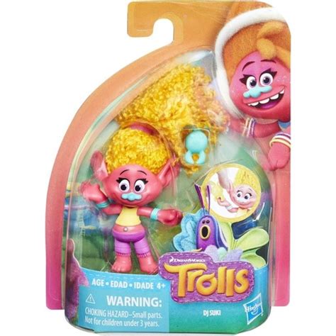 Dreamworks Trolls Poppy Collectible Figure With Critter