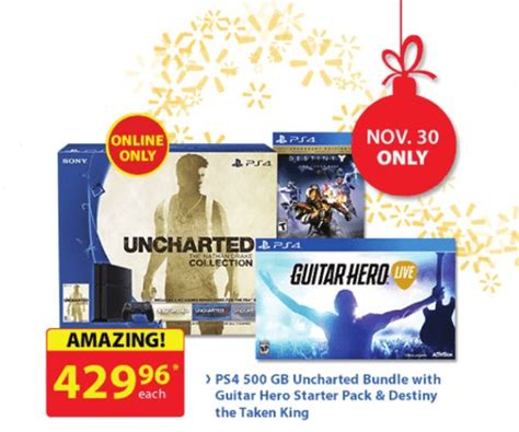 Walmart Cyber Monday Deal Playstation 4 Bundle With Guitar Hero