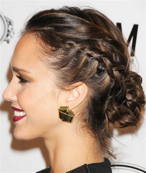 A hairstyle that's fancy, but not pretentious, and rather effortless than laborious is probably this works well on medium to thick hair that is at least shoulder length. Wedding Guest Hairstyles | Beautiful Hairstyles