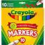 Crayola Classic Broadline Markers  10 Ct Per Set LD Products
