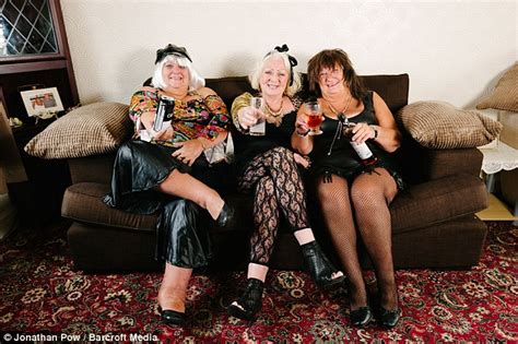 The Partying Grannies Who Zip Between Bars On Their Mobility Scooters Daily Mail Online