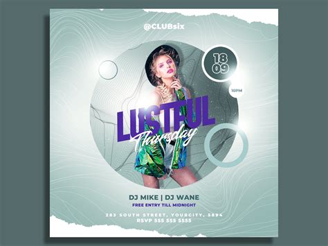 Night Club Party Flyer Template By Hotpin On Dribbble