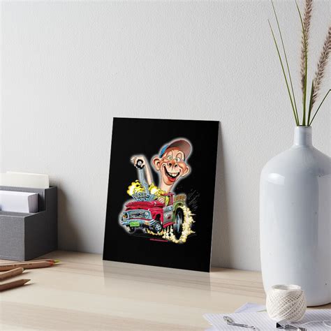 Jeff Dunham Bubba J Hot Rod Pick Up Truck Art Board Print For Sale