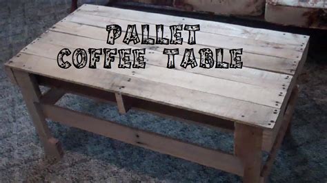 How To Build Pallet Coffee Table Photos Cantik