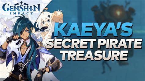 Genshin Impact Kaeya Secret Pirate Treasure Gameplay Cbt3 Version Youtube
