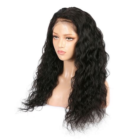 natural wave virgin malaysian hair lace front wigs lfwpst