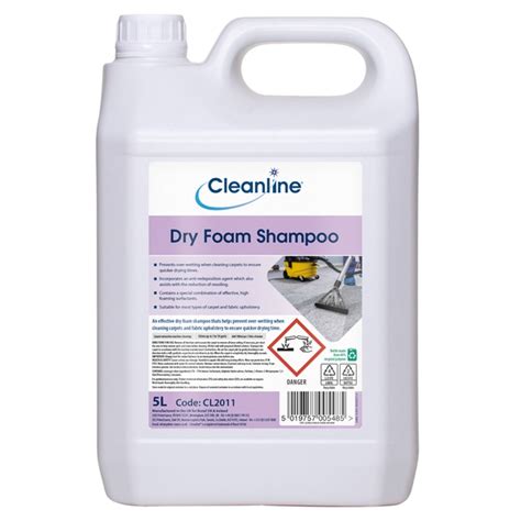 Cleanline Dry Foam Carpet Shampoo 5 Litres Cleaning Supplies 4 U