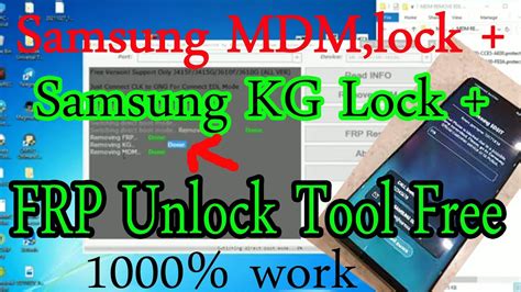 Samsung MDM Unlock Samsung Kg Lock Unlock Samsung Frp Bypass Tool Samsung Finance Mobile Unlock Tool