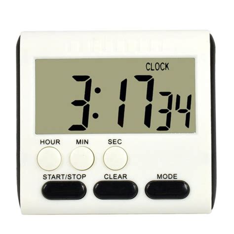 Magnetic Lcd Digital Kitchen Cooking Large Timer Loud Alarm Count Down