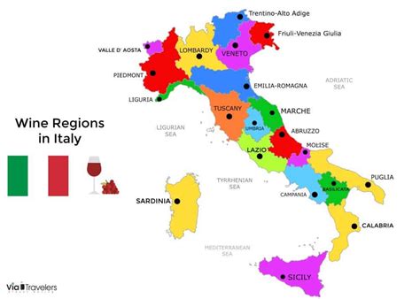 Italy Wine Maps Hacjo