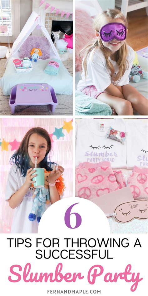These 6 Tips For Throwing A Successful Slumber Party Will Help You Create The Perfect Party Plan