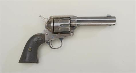 Colt Saa Revolver 32 Wcf Cal 4 34 Barrel Blue And Case Hardened